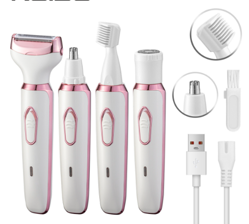 4-in-1 Electric Women’s Epilator USB